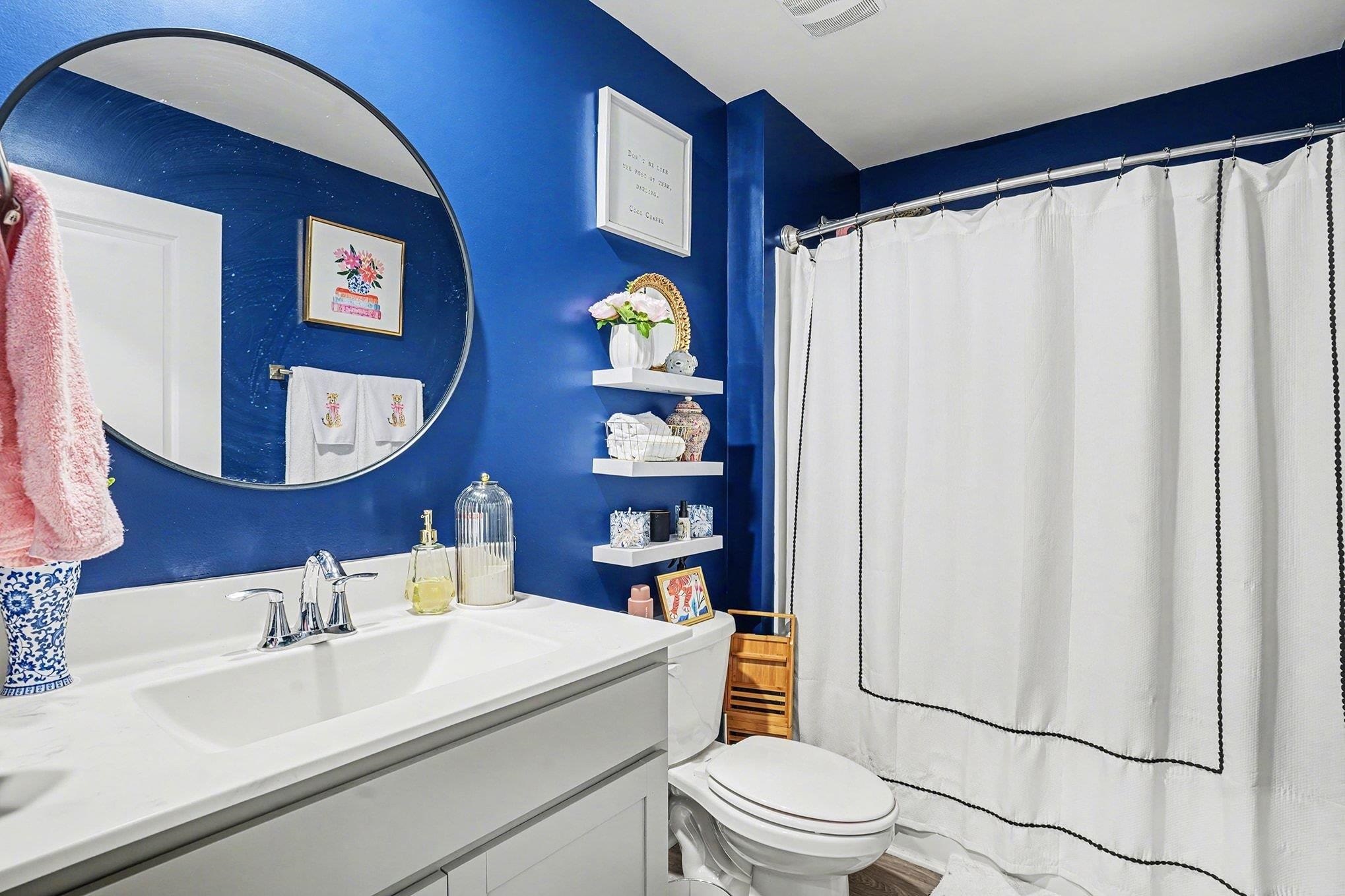 172 Seasons Trace Loop Longs, SC 29568 - Photo 15 of 37 Full bath featuring a shower with curtain and vanity