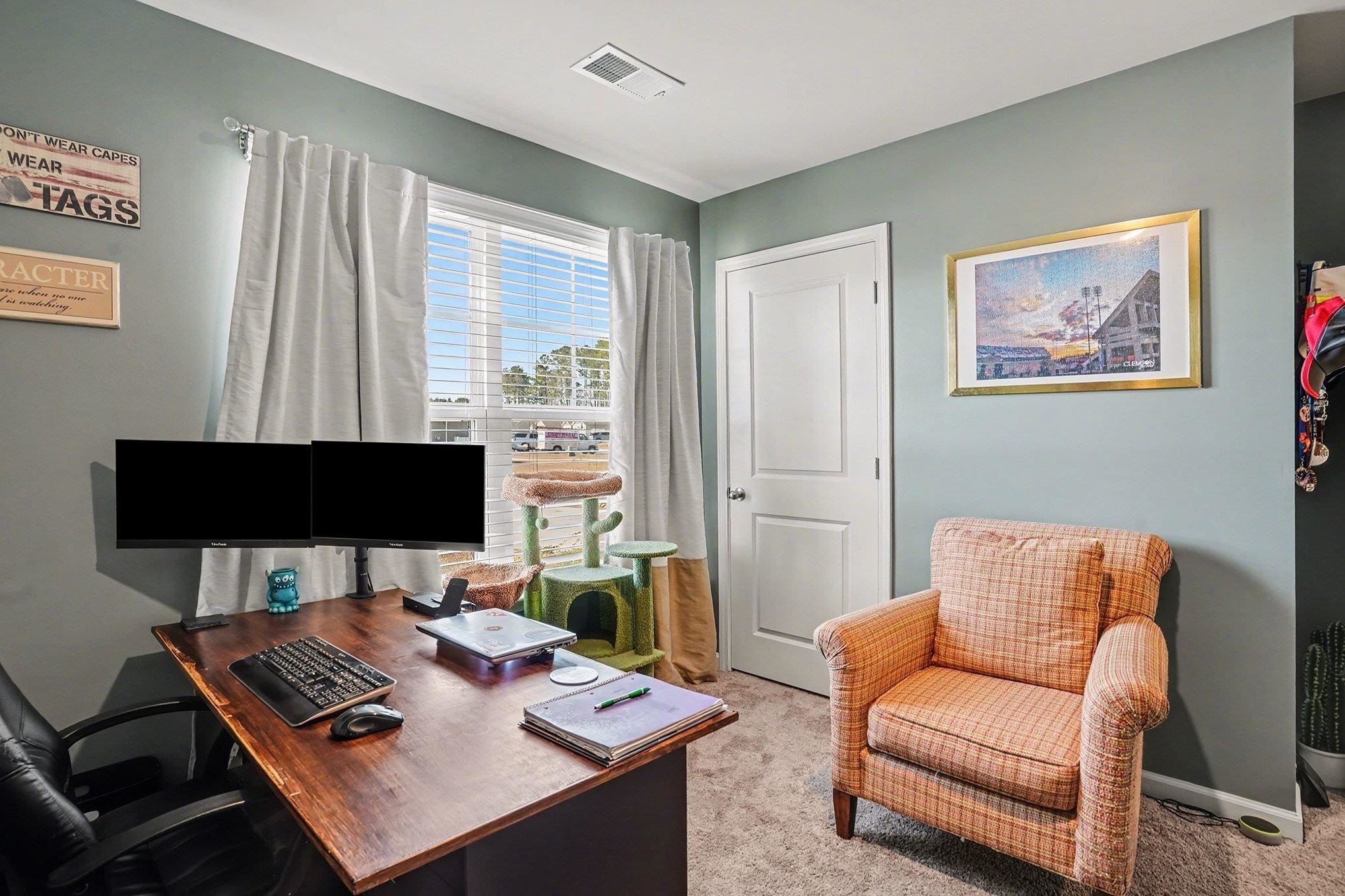 172 Seasons Trace Loop Longs, SC 29568 - Photo 26 of 37 Home office with light colored carpet and baseboards