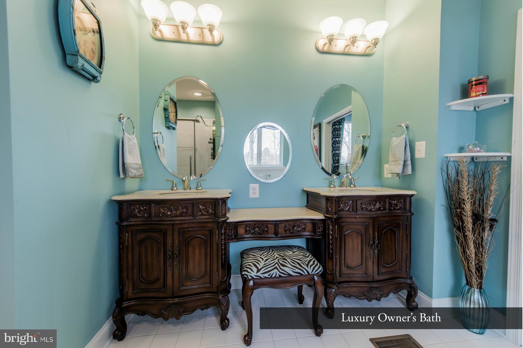 4405 Roop Road Mount Airy, MD 21771 - Photo 21 of 30 Luxury MasterBath, Double Vanities, Dressing Table
