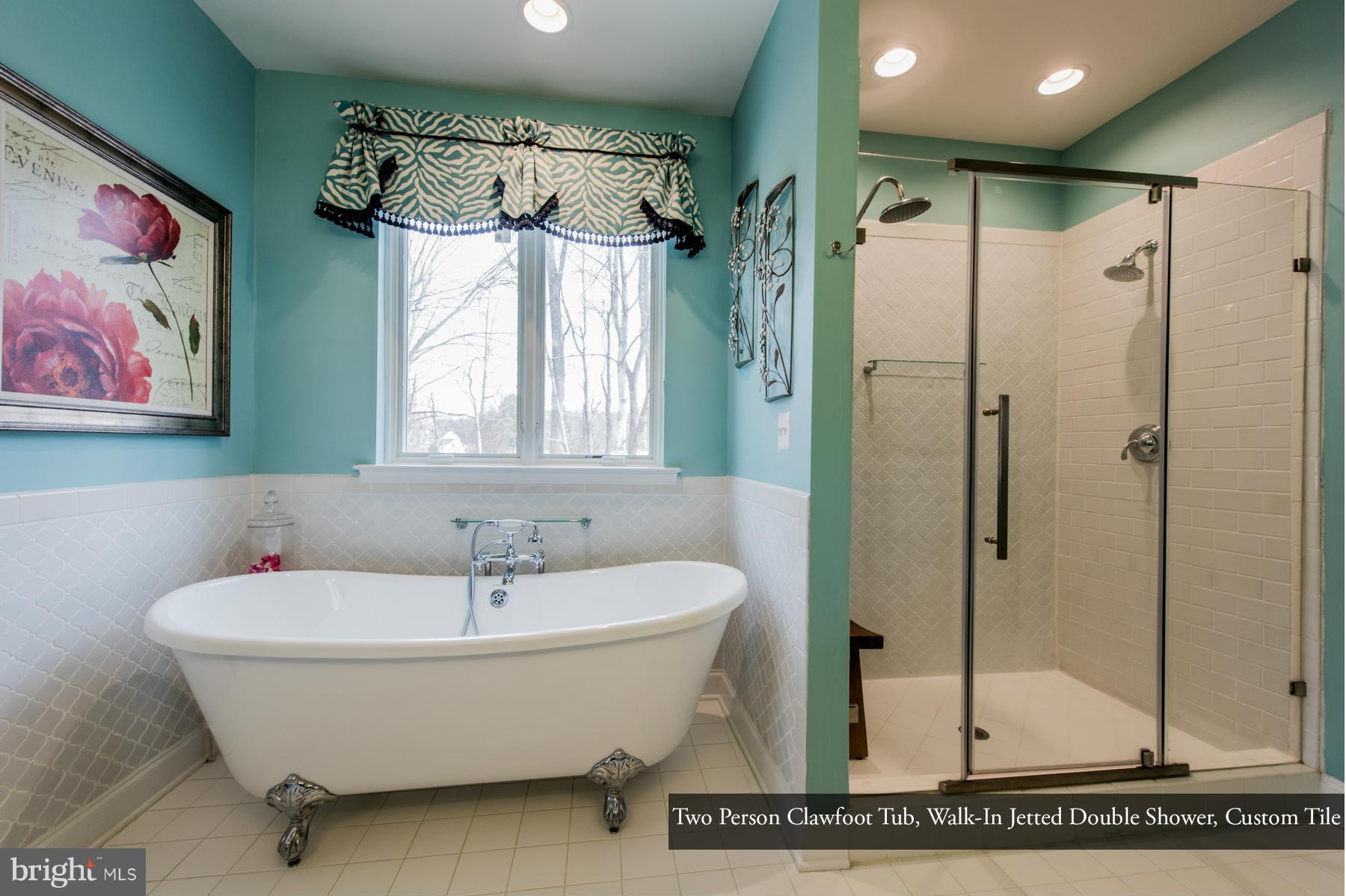 4405 Roop Road Mount Airy, MD 21771 - Photo 22 of 30 Walk-In Jetted Double Shower, Detailed Tile