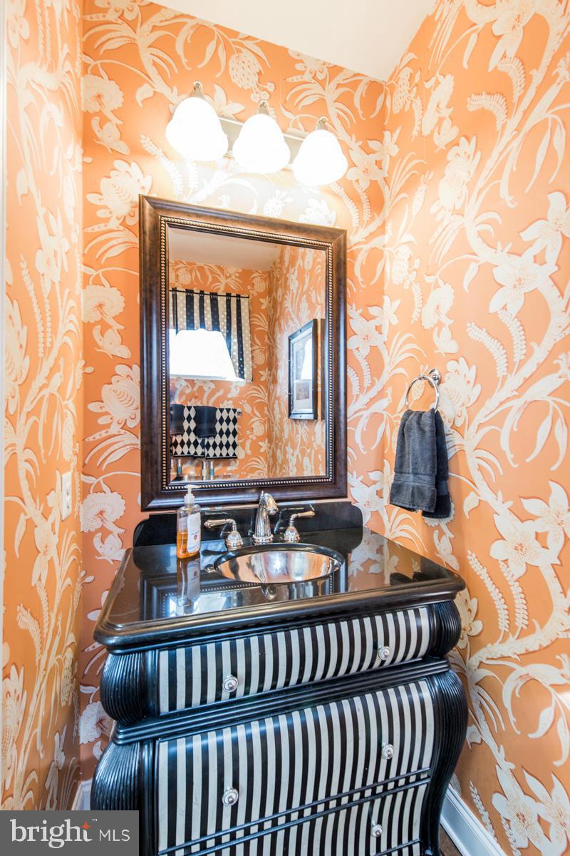4405 Roop Road Mount Airy, MD 21771 - Photo 26 of 30 Custom Entry Powder Room Off Foyer