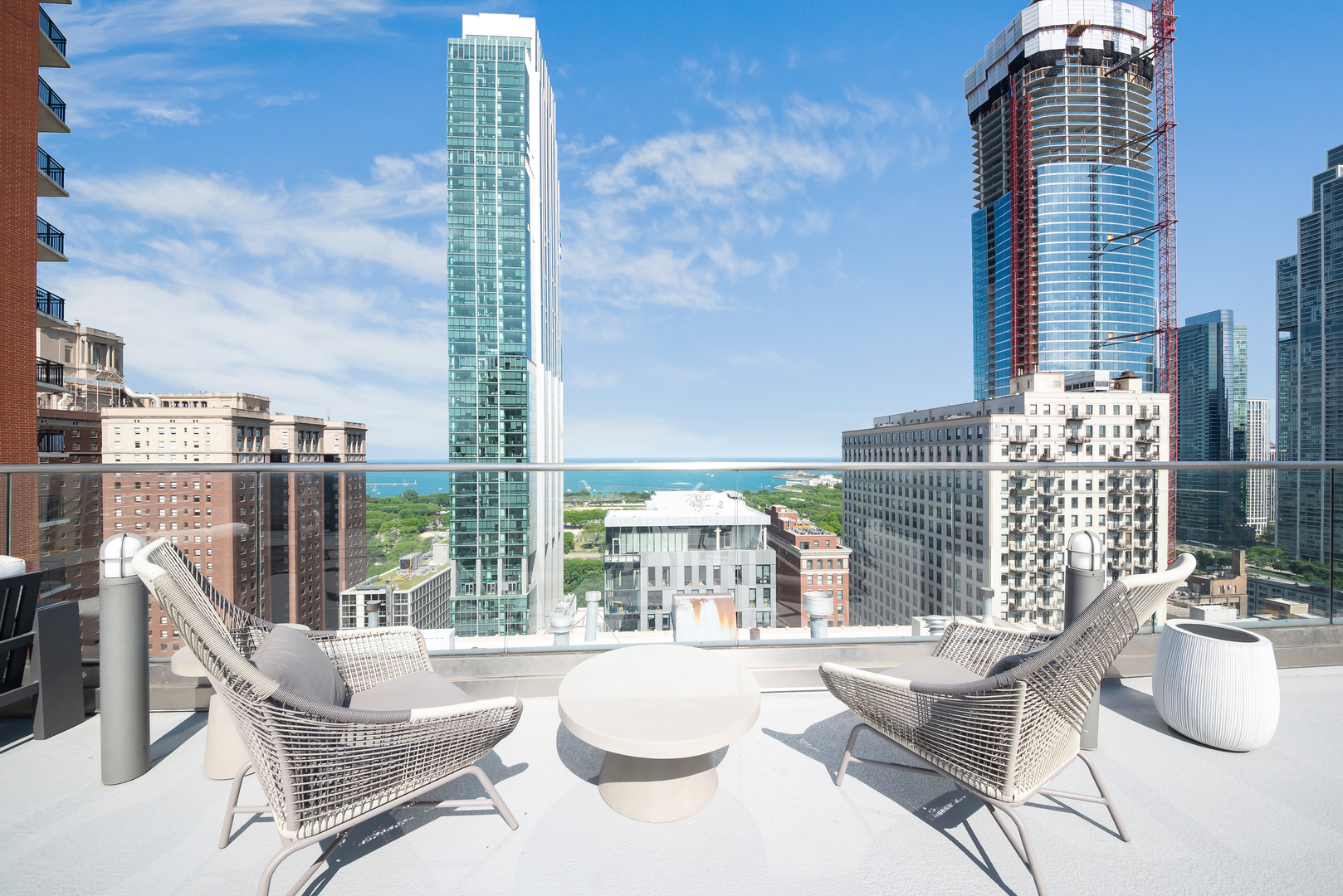40 East 9th Street, Unit 715 Chicago, IL 60605 - Photo 15 of 19 a view of balcony with patio