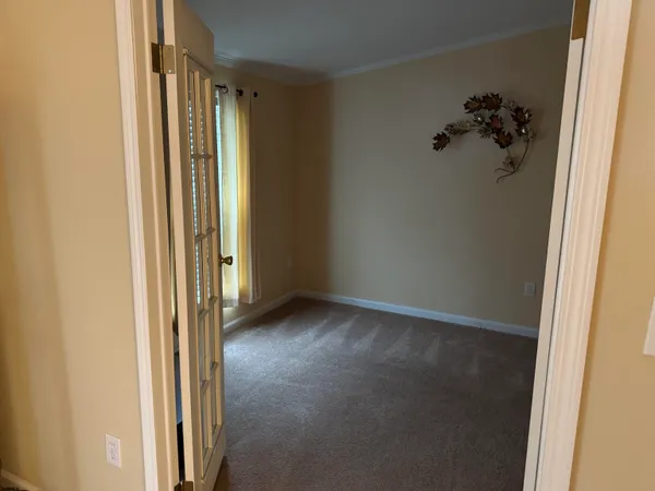 a view of elevator with window