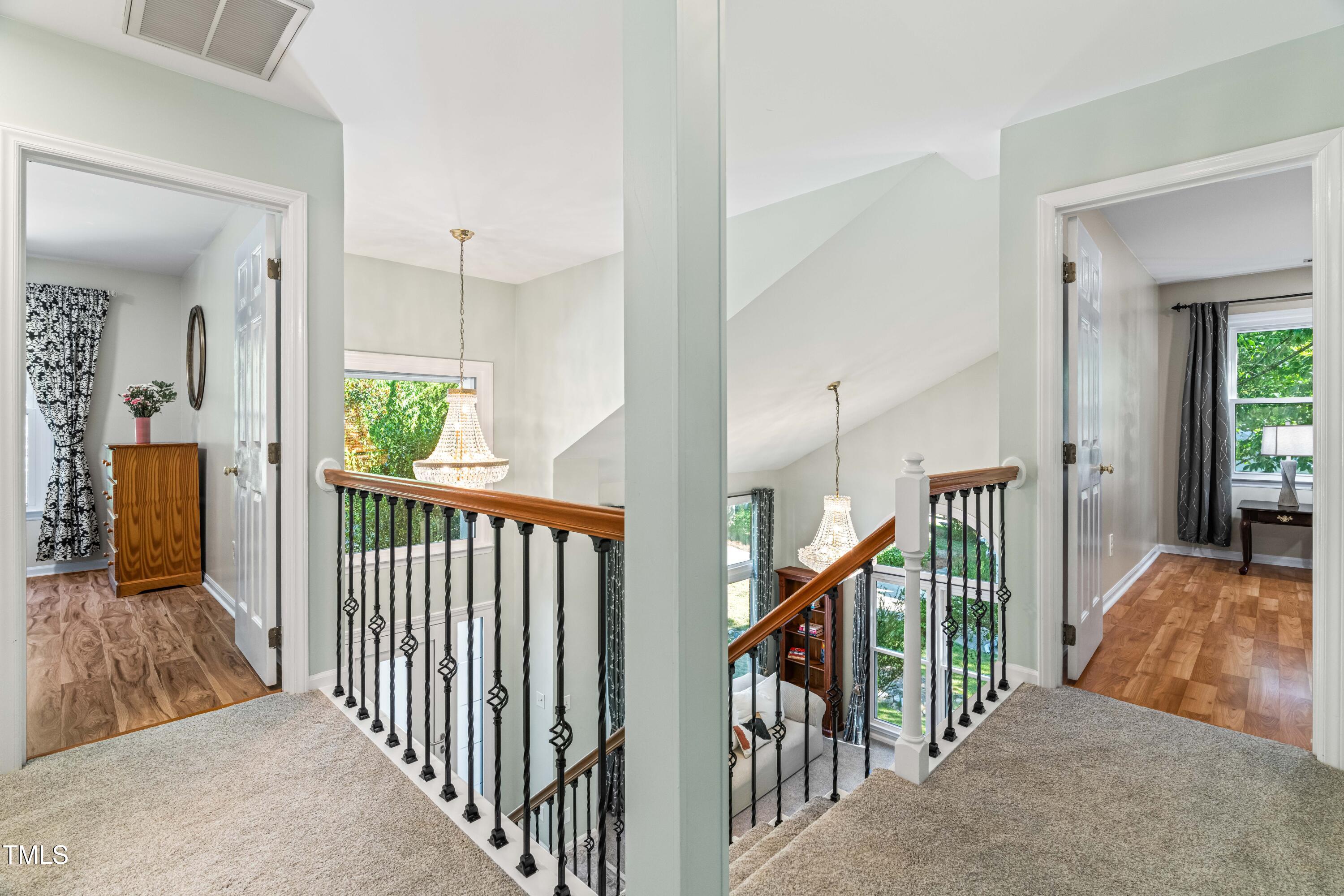 1106 Wellstone Circle Apex, NC 27502 - Photo 36 of 67 a view of a hallway view with staircase