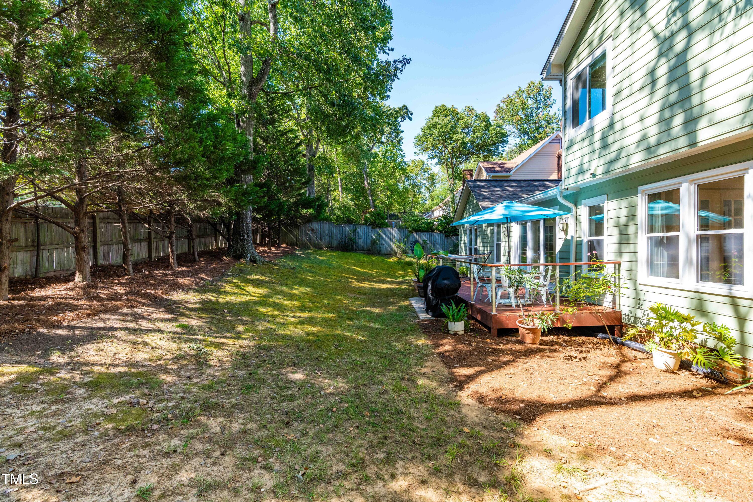 1106 Wellstone Circle Apex, NC 27502 - Photo 57 of 67 a view of a house with backyard and sitting area