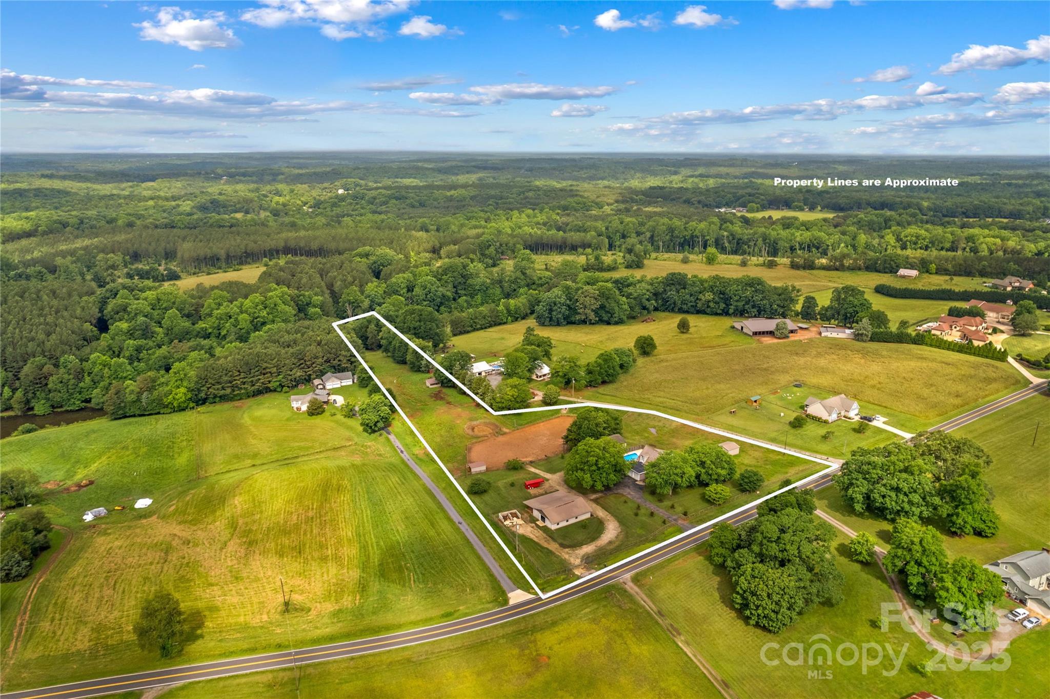 296 Hicks Creek Road Troutman, NC 28166 - Photo 5 of 48 a view of a tennis court