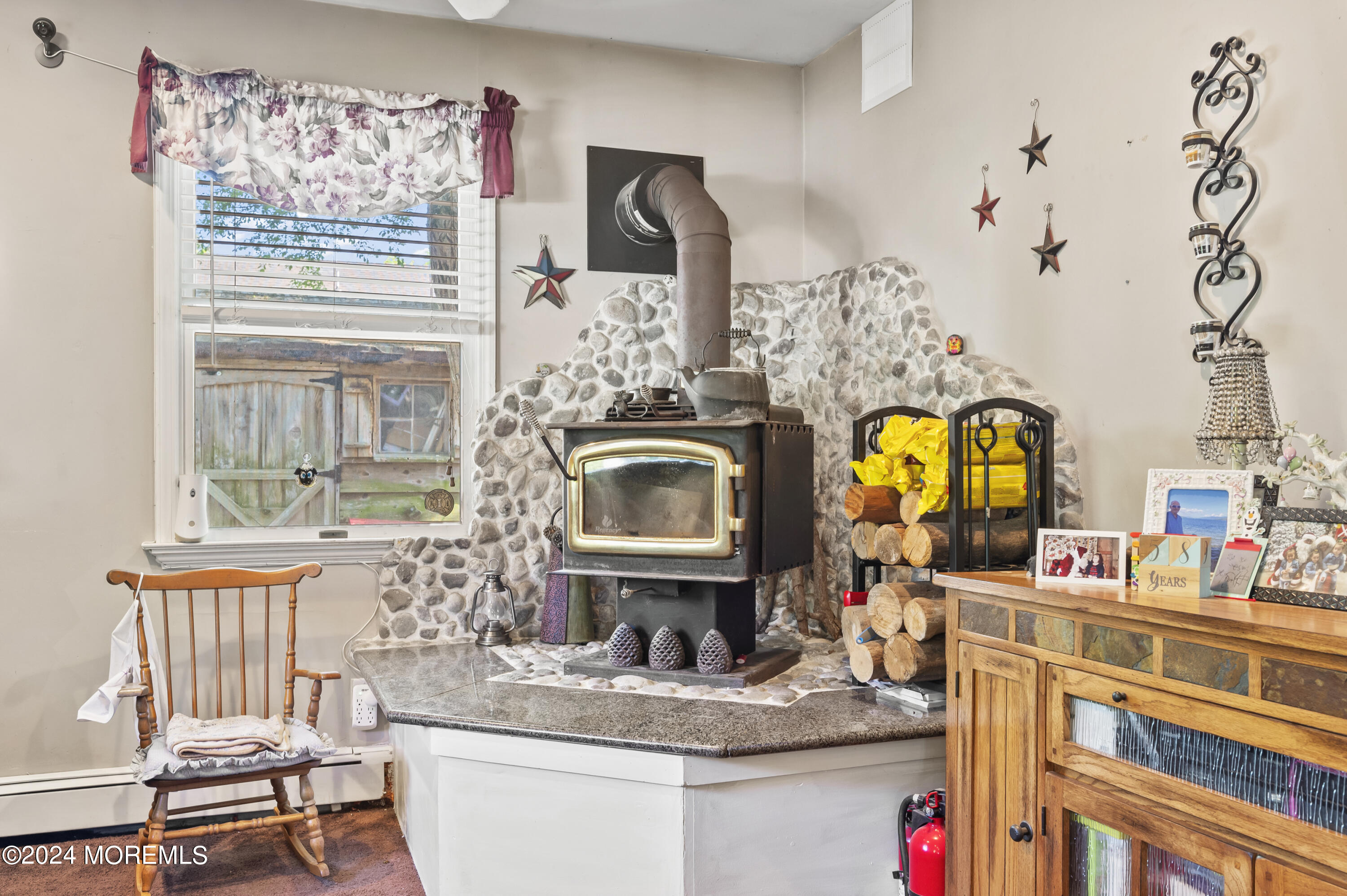 114 Andrew Lane Brick, NJ 08724 - Photo 42 of 54 a living room with fireplace furniture and decor