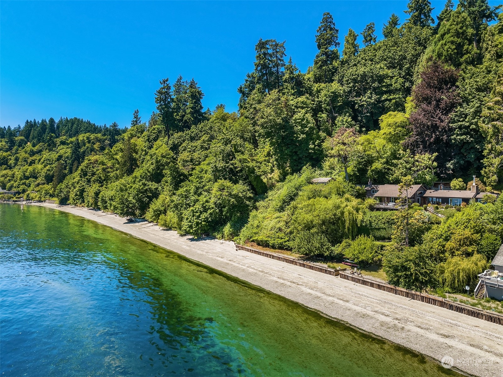 a view of a garden from a balcony