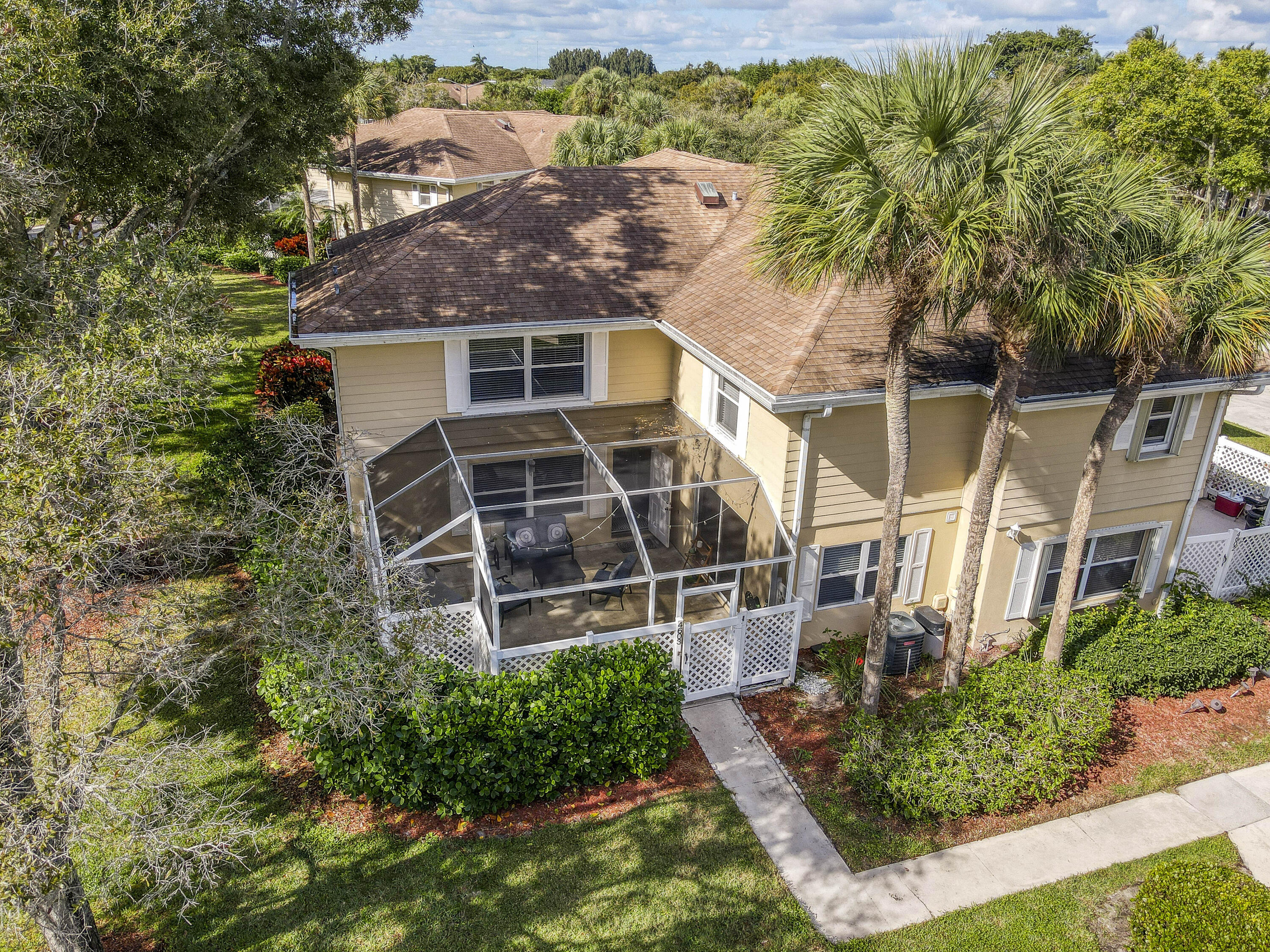 4603 Roxbury Court Boynton Beach, FL 33436 - Photo 3 of 19 an aerial view of a house with a yard