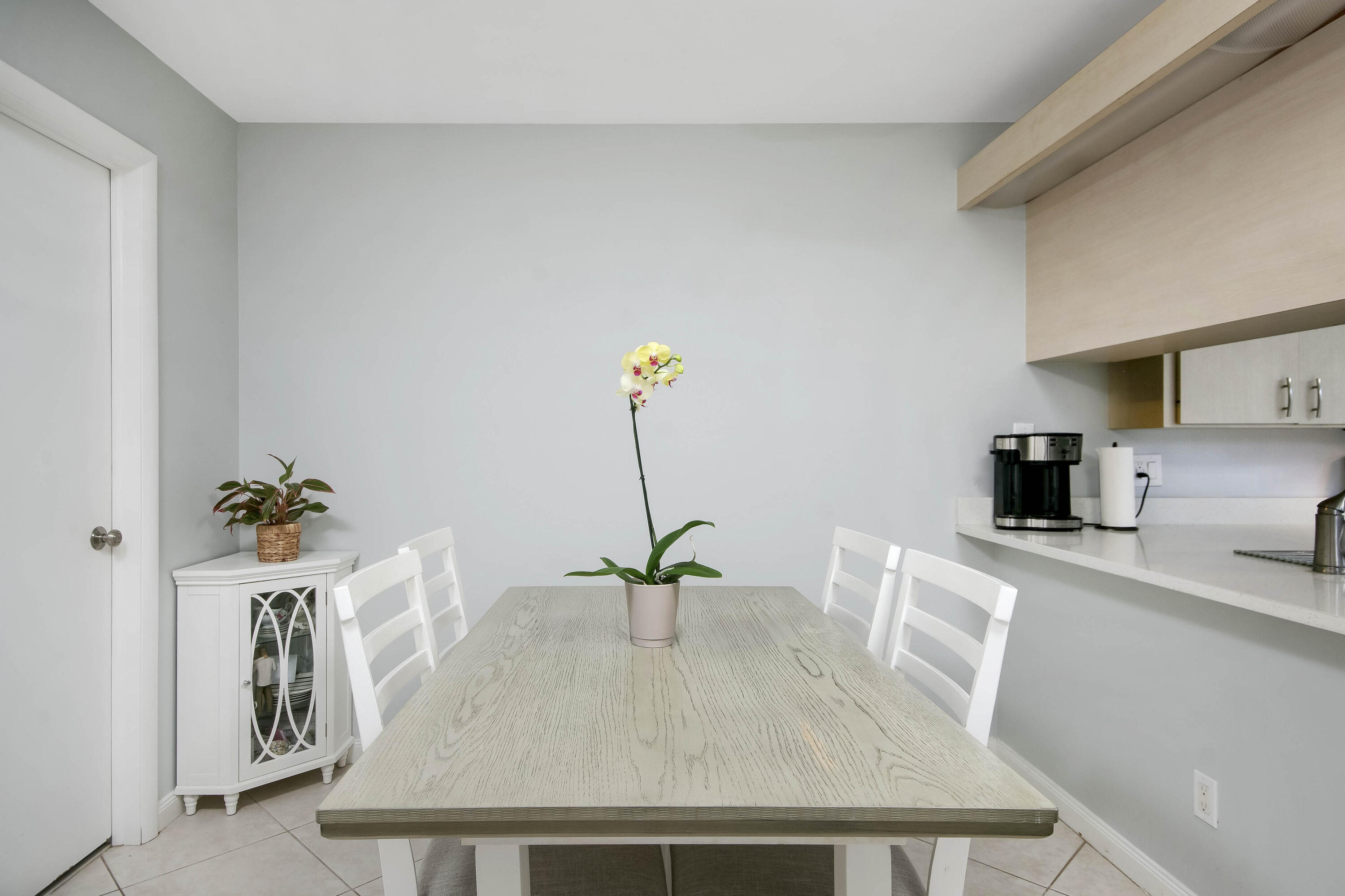 4603 Roxbury Court Boynton Beach, FL 33436 - Photo 8 of 19 a close view of dining table chairs and a potted plant on a table