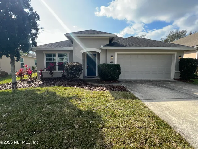 a view of a house with patio