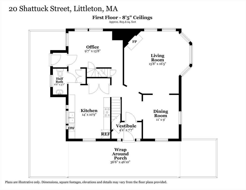 20 Shattuck Street Littleton, MA 01460 - Photo 40 of 41 a picture of a floor plan
