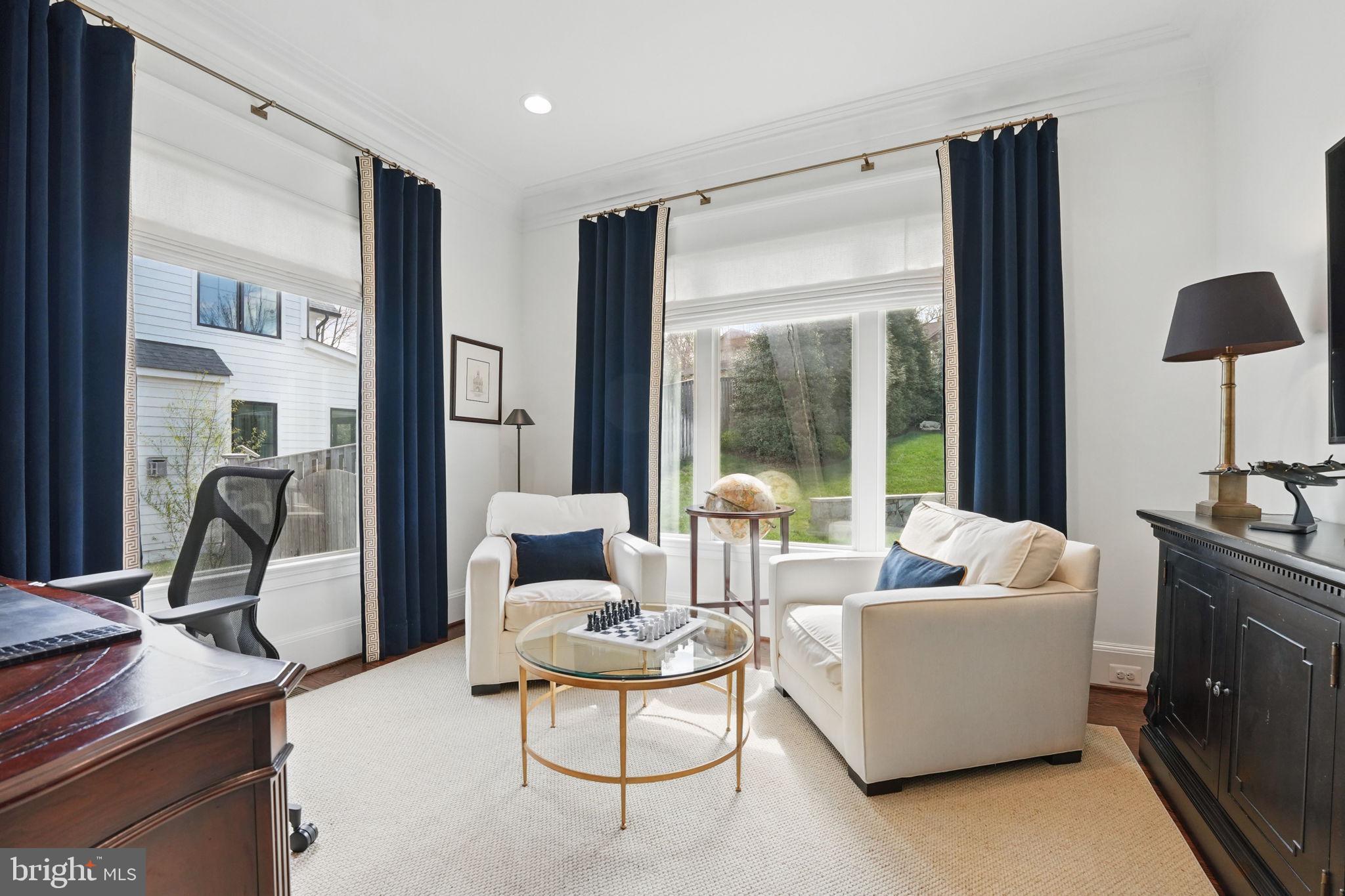 6645 Byrns Place McLean, VA 22101 - Photo 13 of 64 a living room with furniture and a flat screen tv