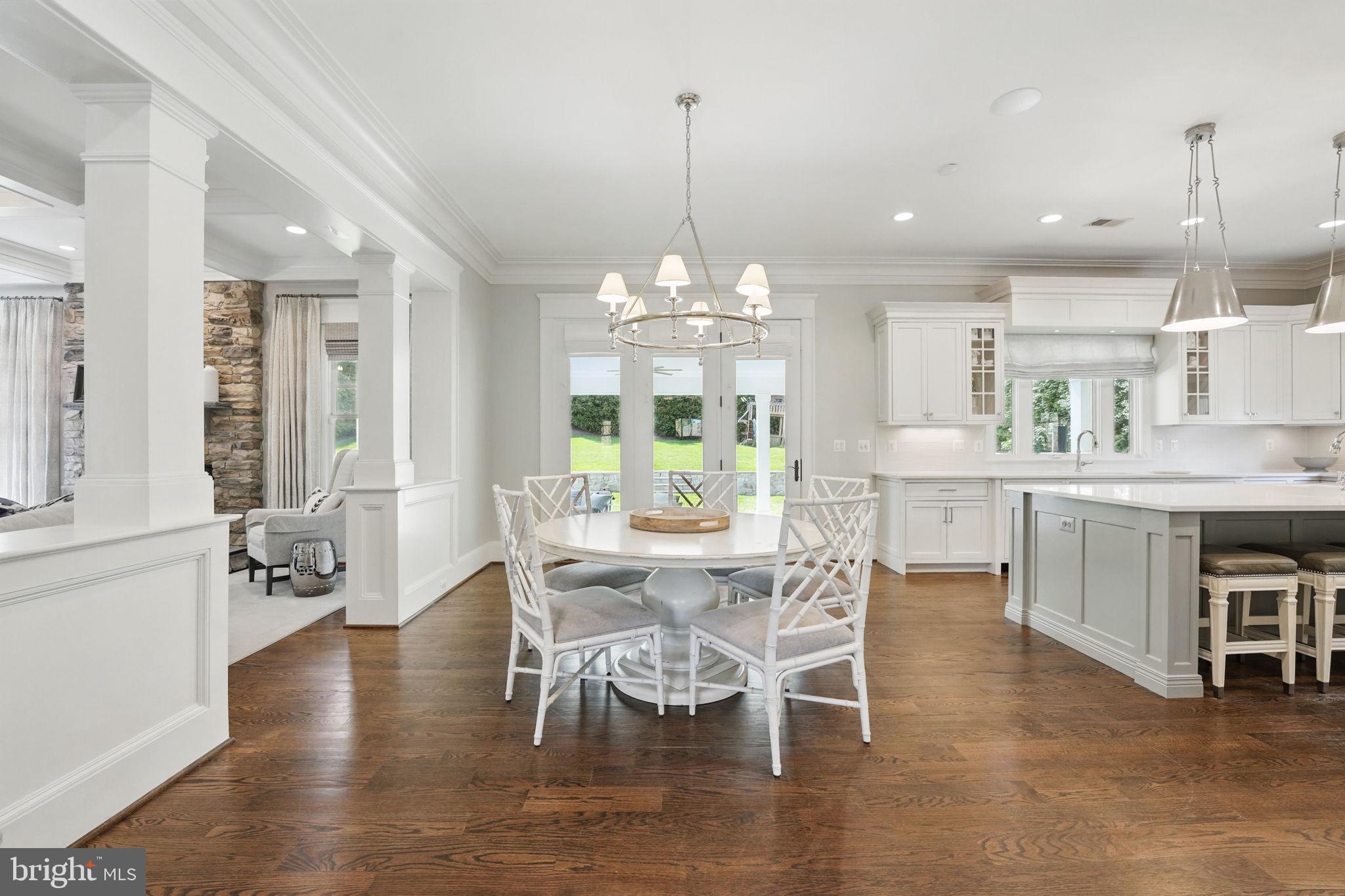 6645 Byrns Place McLean, VA 22101 - Photo 18 of 64 a view of a dining room with furniture window and wooden floor