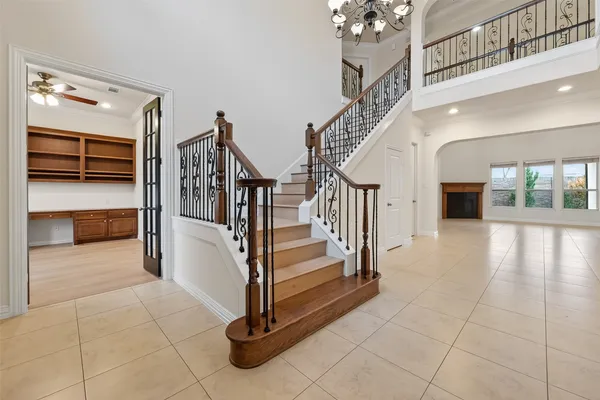 a room with furniture and a window