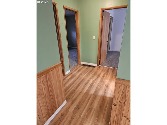 a view of an entryway with staircase