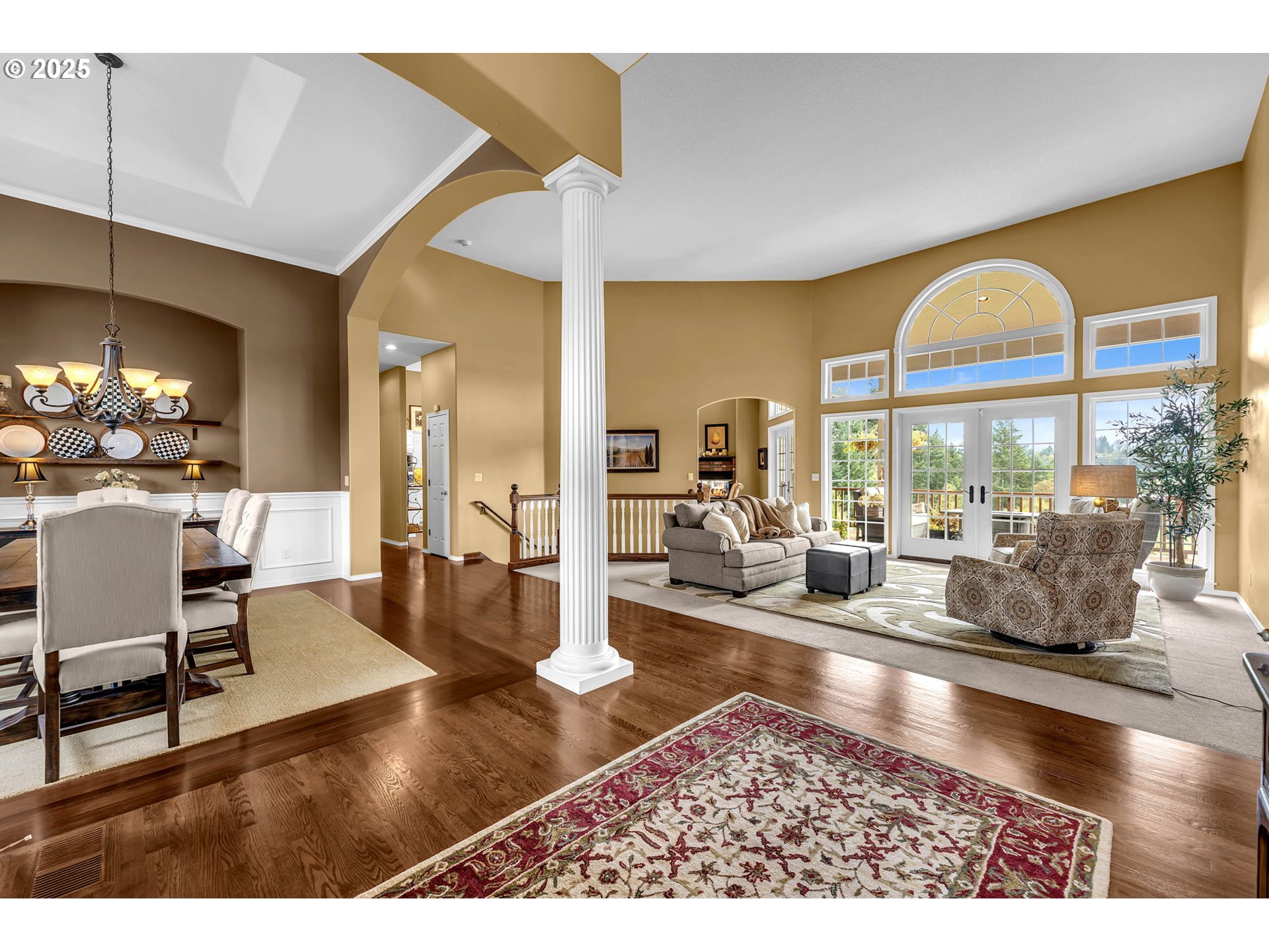 3901 Northwest 150th Circle Vancouver, WA 98685 - Photo 6 of 48 a living room with fireplace furniture and a large window