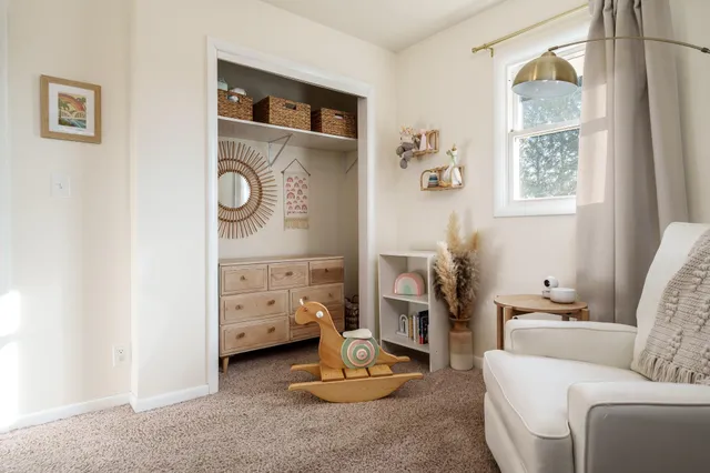 a room with gym equipment