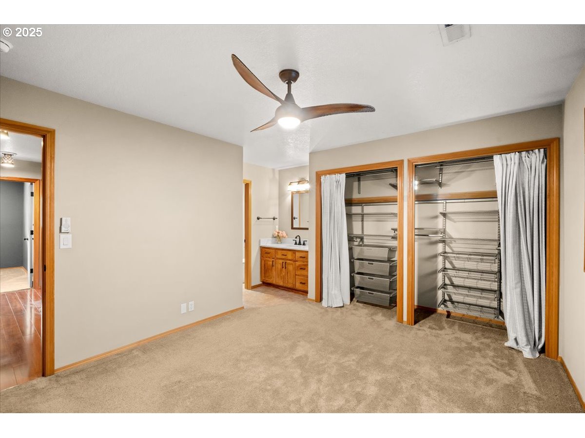 2108 B Street Forest Grove, OR 97116 - Photo 18 of 36 a view of a livingroom with a ceiling fan