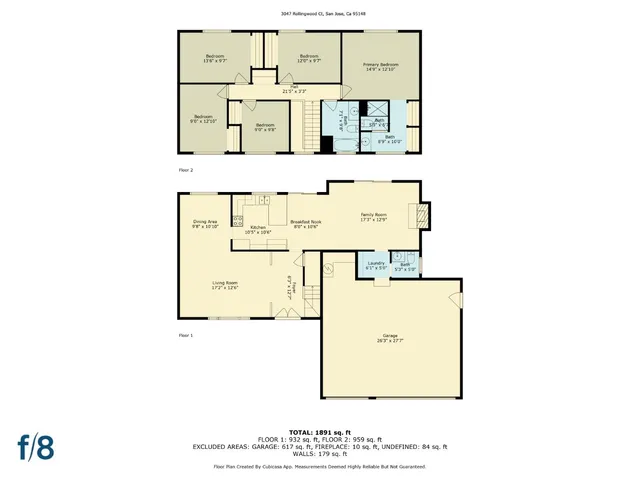 $1,998,000 | 3047 Rollingwood Court, San Jose, CA 95148