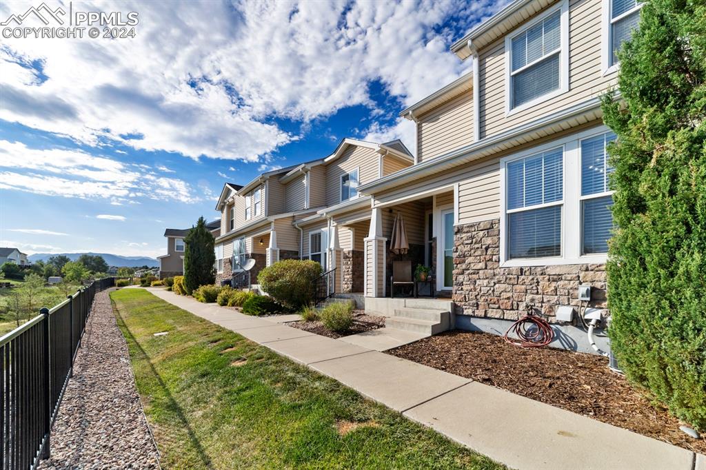 7375 Sandy Springs Point Fountain, CO 80817 - Photo 26 of 31 a view of a building with a patio