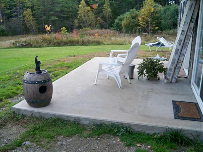 1120 Bean Road Mount Vernon, ME 04352 - Photo 15 of 15 Patio/Deck. Nice concrete patio can...