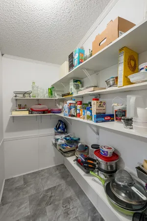a room with storage and utility