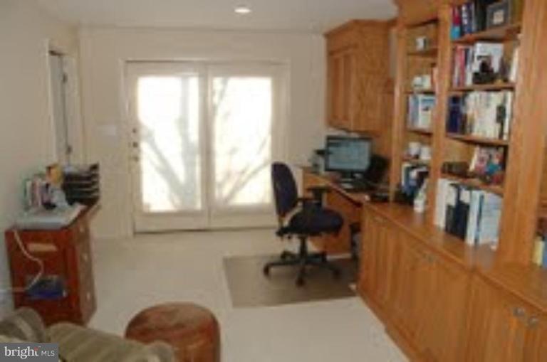 1336 Dasher Lane Reston, VA 20190 - Photo 22 of 27 Lower level office opens to stone tiled patio