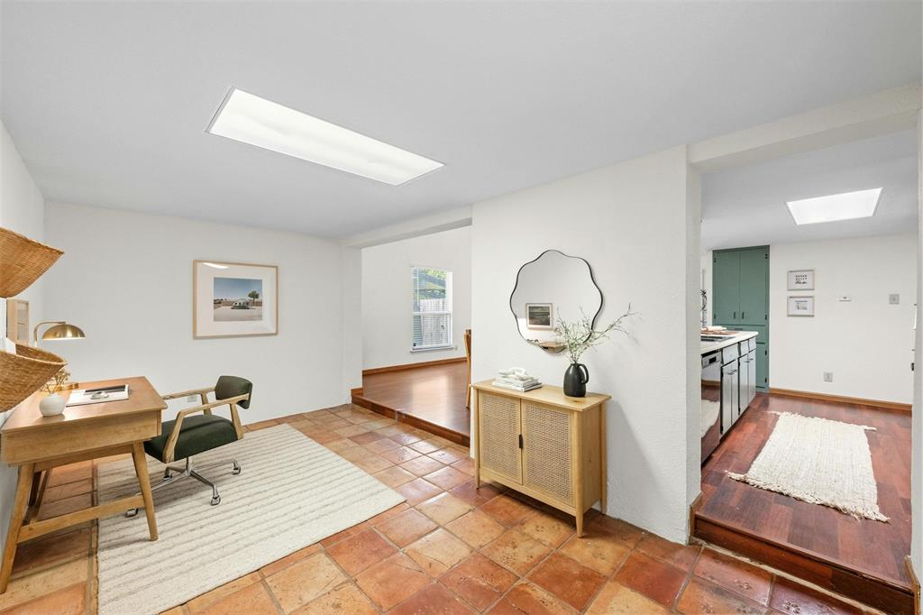 4610 South 1st Street Austin, TX 78745 - Photo 10 of 23 Office with a skylight and baseboards