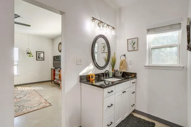 a view of living room and front door