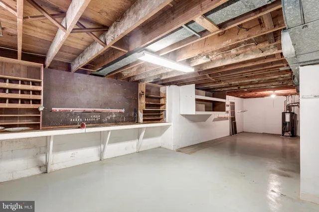 a view of storage and utility room