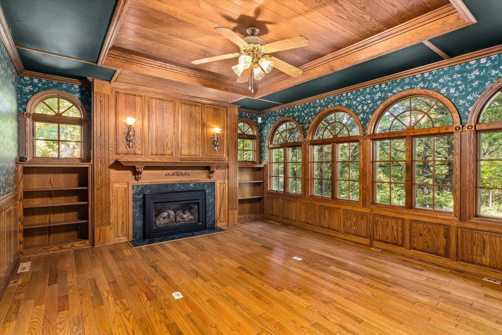 910 Durant Street Oglesby, IL 61348 - Photo 25 of 52 a view of an empty room window and fire place