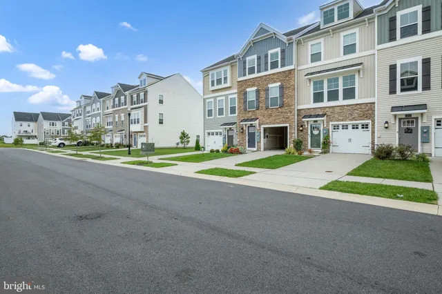 a view of a building with a street