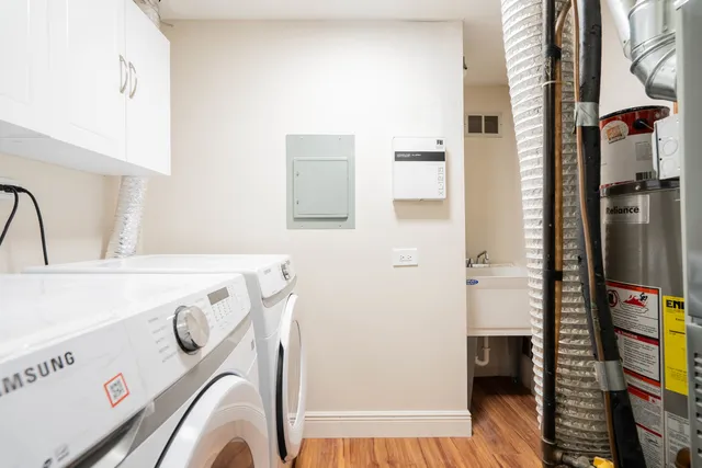 a view of washer and dryer