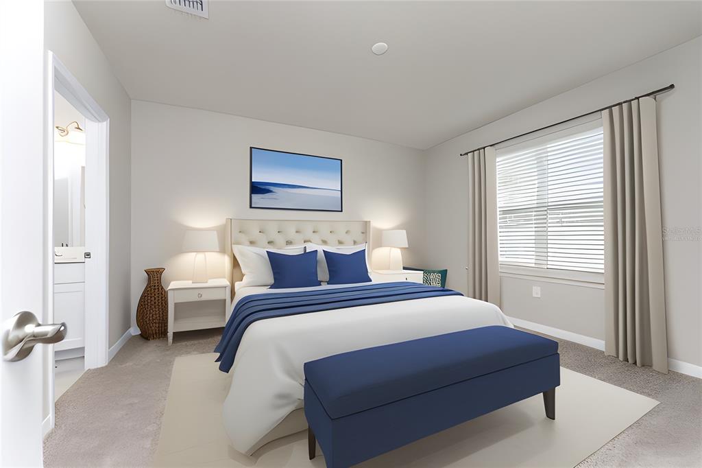 16033 Bridle Rdg Street Port Charlotte, FL 33953 - Photo 16 of 50 virtually staged - Master Bedroom