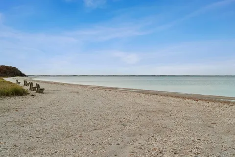a view of an ocean beach