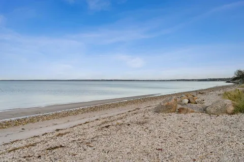 a view of beach and ocean