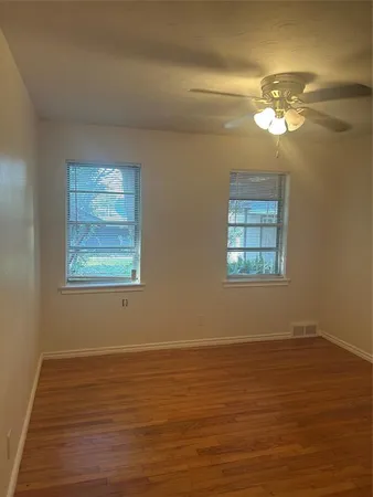a view of a livingroom with a window