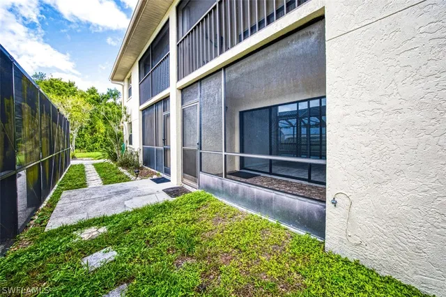 a view of a backyard with a garden