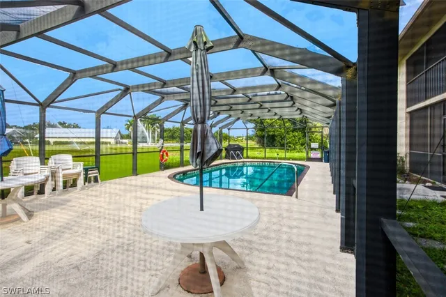 a view of a car in a building