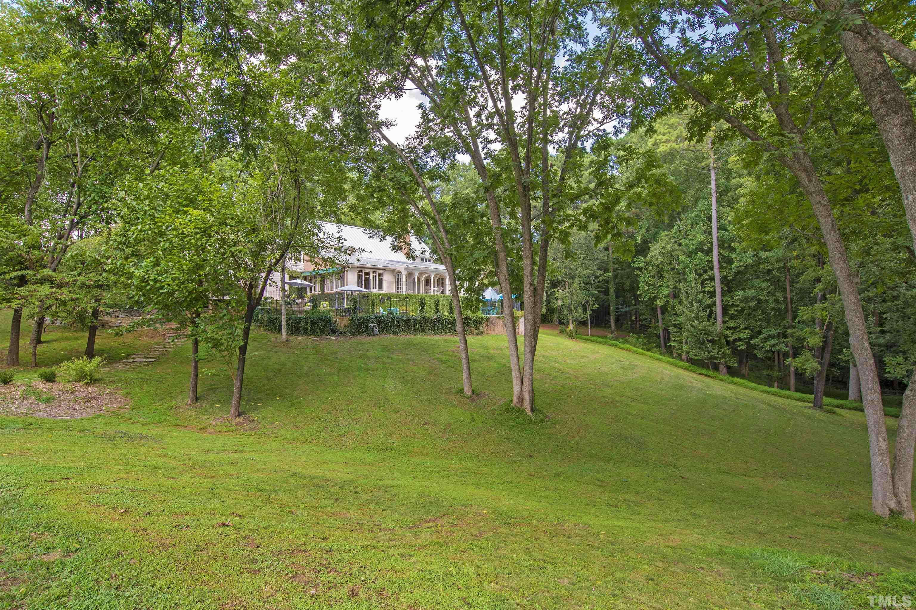 2429 Kirks Ridge Drive Raleigh, NC 27606 - Photo 12 of 65 a backyard of a house with lots of green space