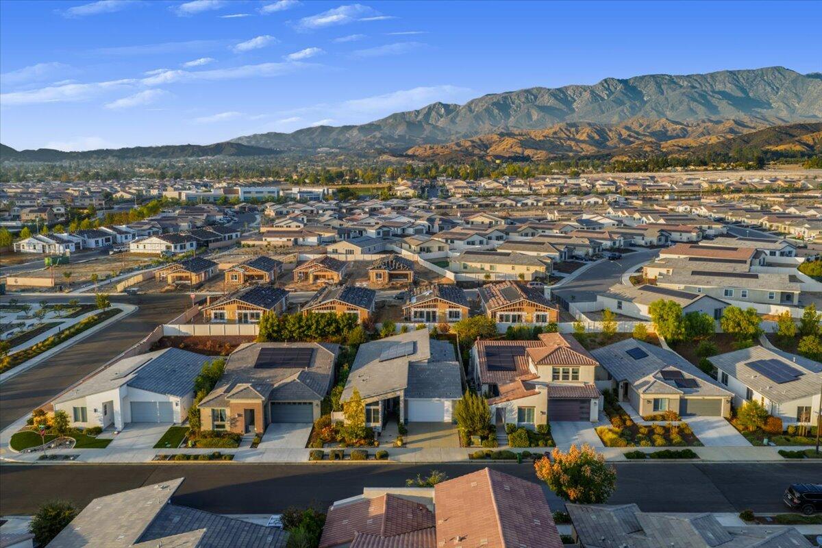 1514 Overpark Lane Beaumont, CA 92223 - Photo 42 of 76 an aerial view of residential houses with outdoor space