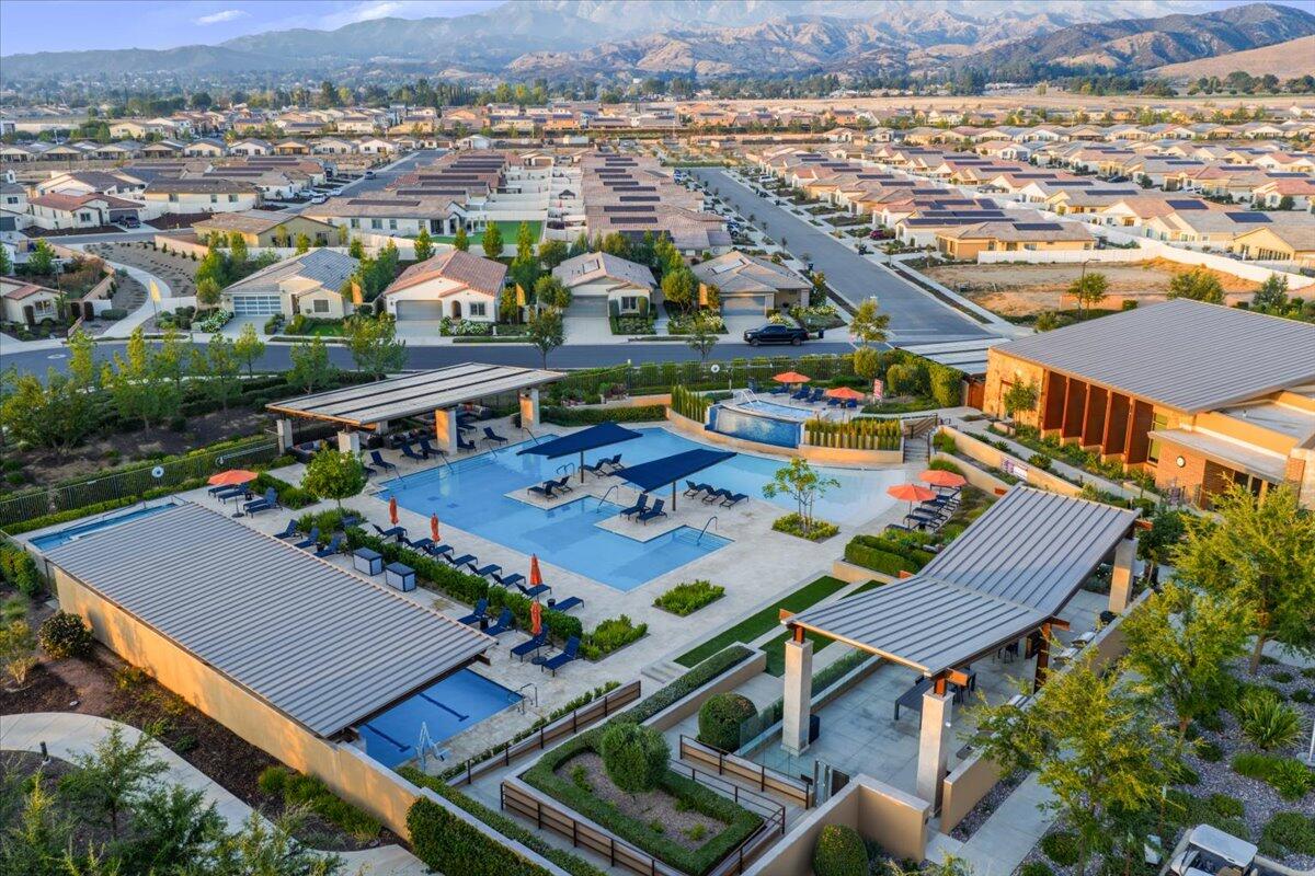 1514 Overpark Lane Beaumont, CA 92223 - Photo 58 of 76 an aerial view of a house a yard and lake view