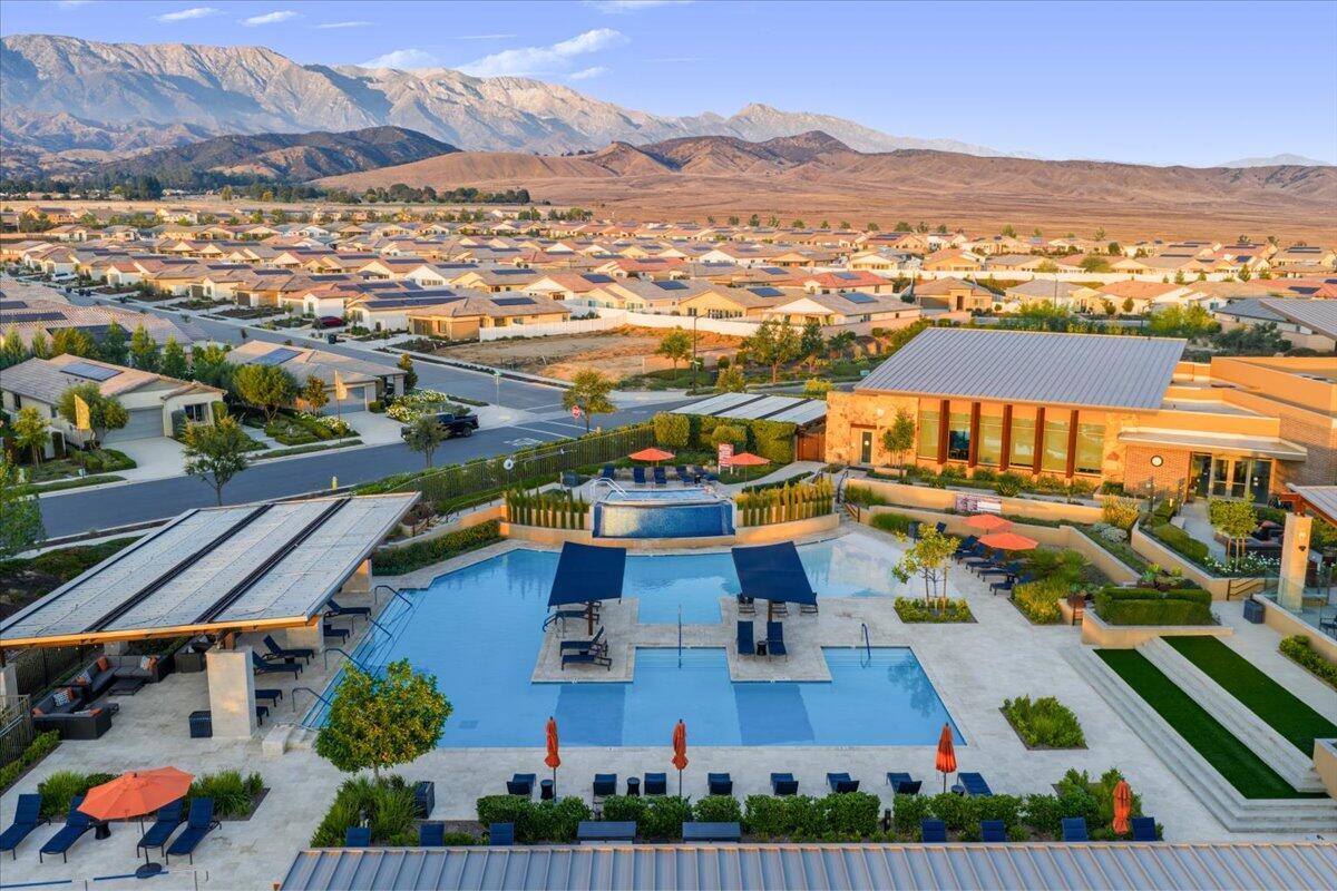 1514 Overpark Lane Beaumont, CA 92223 - Photo 59 of 76 an aerial view of residential houses and outdoor space