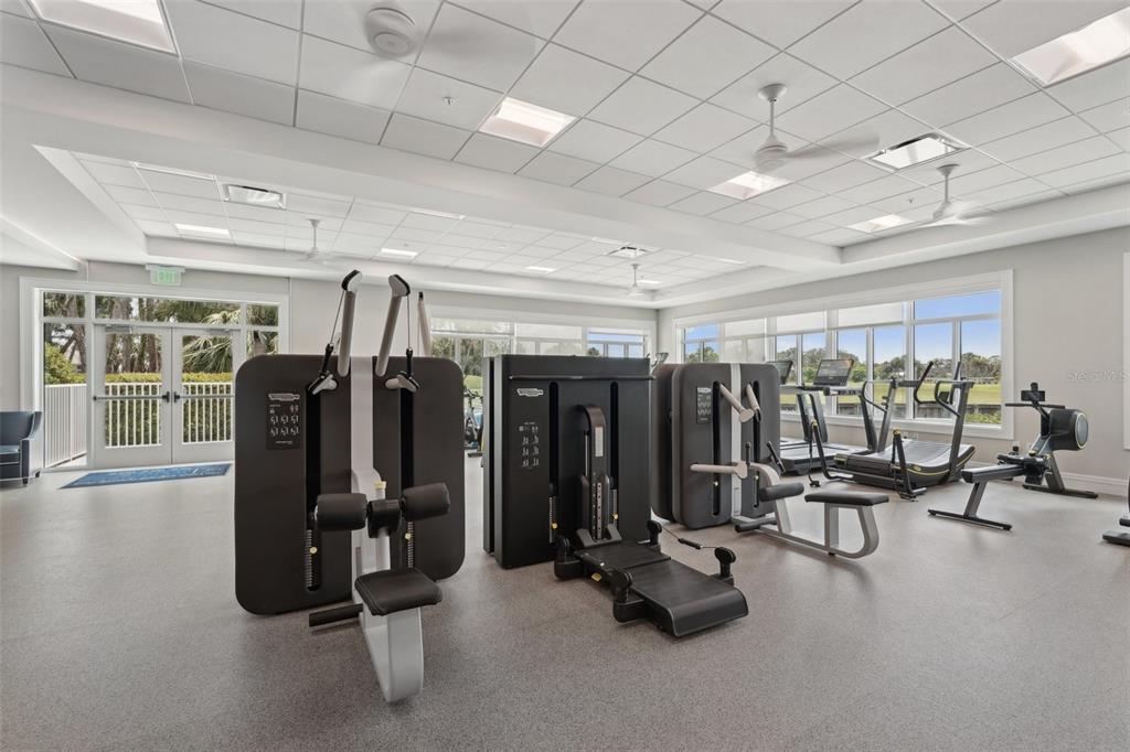 561 Fallbrook Drive Venice, FL 34292 - Photo 60 of 81 a view of a room with gym equipment