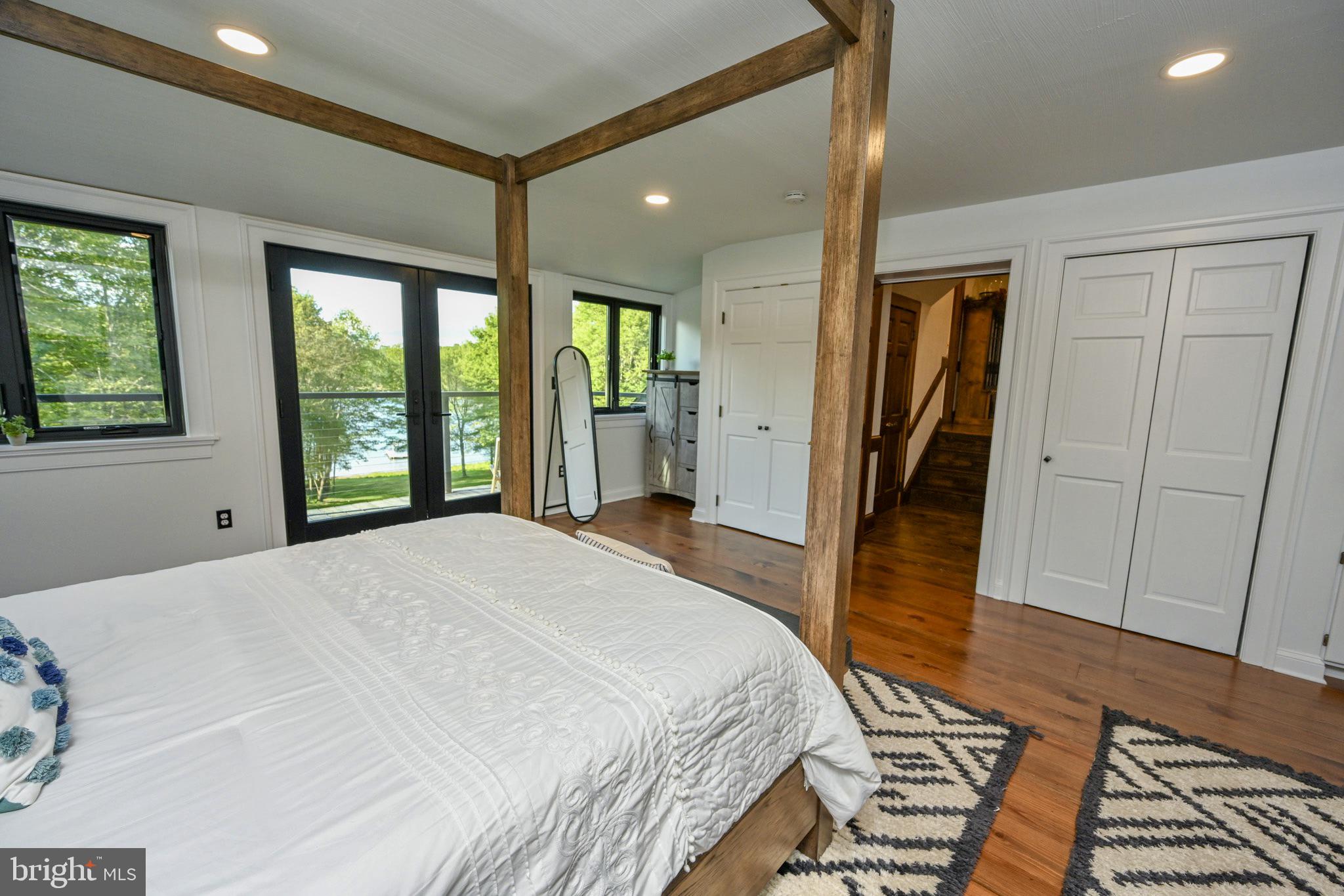 1087 Pergin Farm Road Oakland, MD 21550 - Photo 82 of 149 Lake view and leads out to the private deck.