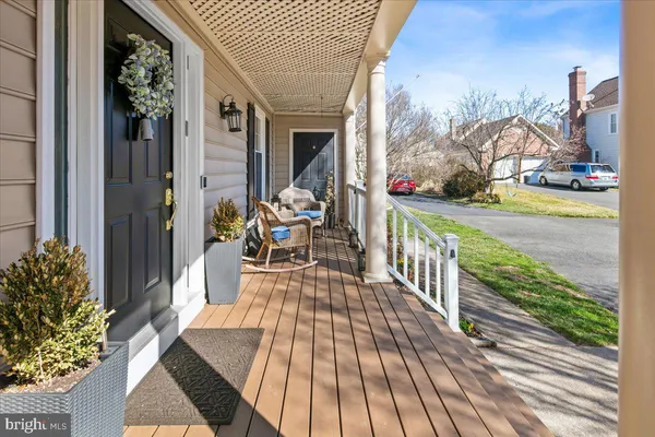 a view of a house with wooden floor