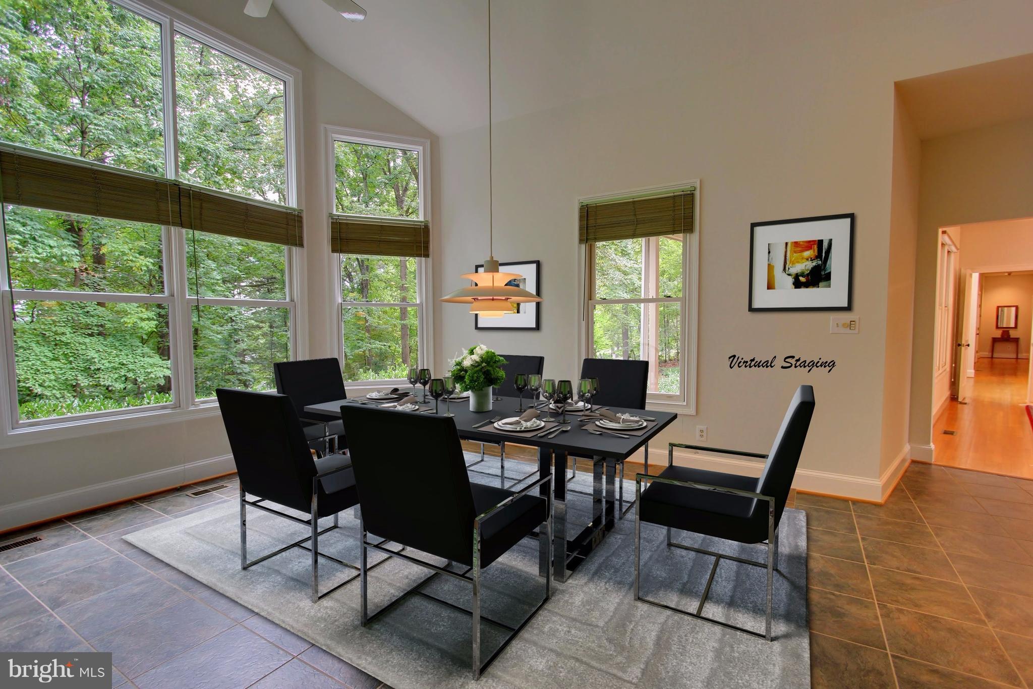 13705 Loria Court Clarksville, MD 21029 - Photo 7 of 30 a view of a dining room with furniture window and outside view