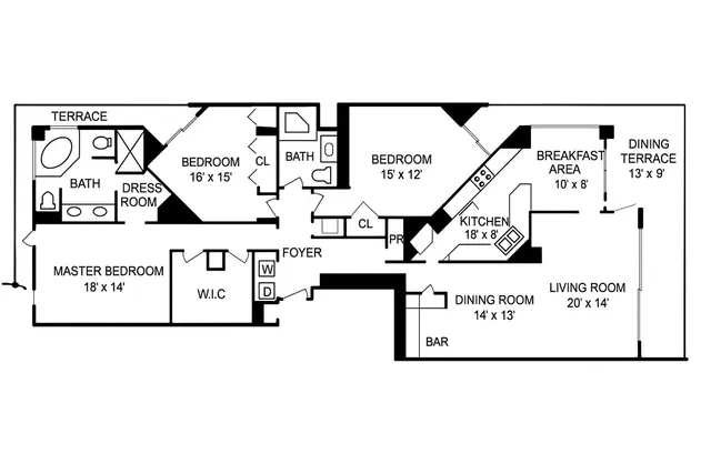 $3,950,000 | 525 South Flagler Drive, Unit 15A, West Palm Beach, FL 33401