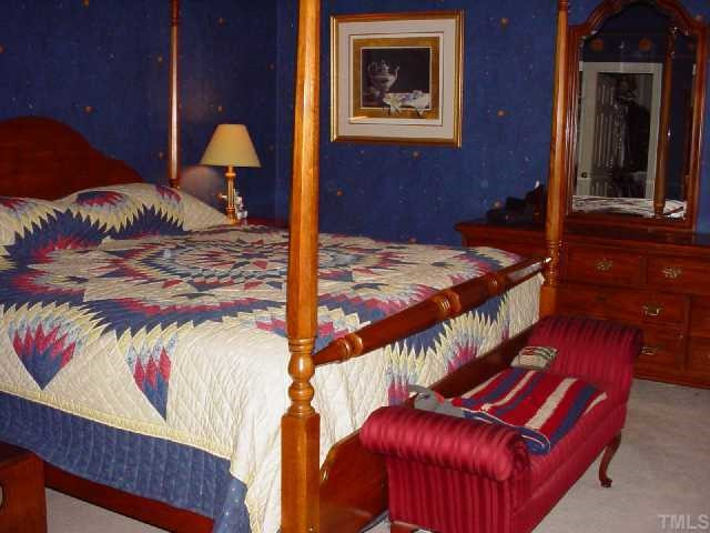This master was designed for peaceful slumber. It features plush carpeting and a large walk-in closet. Master Bedroom